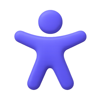 Global accessibility icon to symbolise AccessHub’s niche expertise